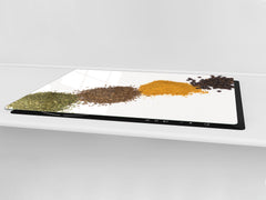 HUGE TEMPERED GLASS COOKTOP COVER A spice series DD03A Loose spices 1