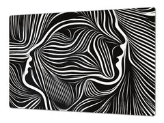 Ensembles de planches à découper TRES GRAND; Série Alimentaire DD16: Nourriture africaine