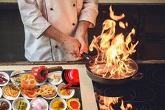 Enorme Cubre vitros de cristal templado - Serie de alimentos DD16 Mariscos 1