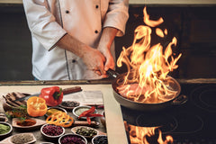 Cutting Board and Worktop Saver – SPLASHBACKS: A spice series DD03B Mosaic with spices 7