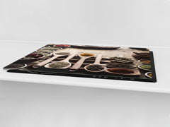 Cutting Board and Worktop Saver – SPLASHBACKS: A spice series DD03B Mosaic with spices 8