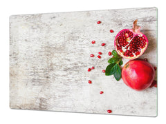 UNIQUE Tempered GLASS Kitchen Board Fruit and Vegetables series DD02 Grenade
