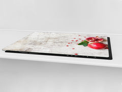 UNIQUE Tempered GLASS Kitchen Board Fruit and Vegetables series DD02 Grenade