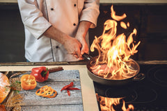 HUGE TEMPERED GLASS CHOPPING BOARD – Bread and flour series DD09 Oat bread