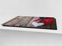 BIG KITCHEN PROTECTION BOARD or Induction Cooktop Cover - Wine Series DD04 I love wine 1