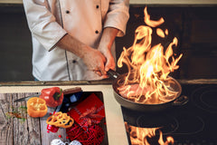 BIG KITCHEN PROTECTION BOARD or Induction Cooktop Cover - Wine Series DD04 I love wine 1