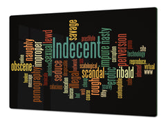 GIGANTIC CUTTING BOARD and Cooktop Cover - Expressions Series DD17 Inscription 1