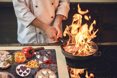 Tempered GLASS Cutting Board - Glass Kitchen Board; Cakes and Sweets Serie DD13 Cookies hearts