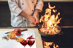 BIG KITCHEN PROTECTION BOARD or Induction Cooktop Cover - Wine Series DD04 I love wine 2