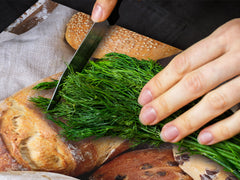 HUGE TEMPERED GLASS CHOPPING BOARD – Bread and flour series DD09 Fresh bread 3