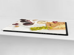 BIG KITCHEN PROTECTION BOARD or Induction Cooktop Cover - Wine Series DD04 French wines 1