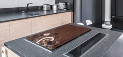 BIG KITCHEN PROTECTION BOARD or Induction Cooktop Cover - Wine Series DD04 Wine with chocolate