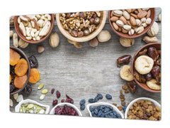 Enorme Cubre vitros de cristal templado - Serie de alimentos DD16 :Delicias 4