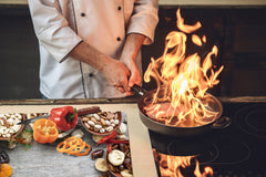 Enorme Cubre vitros de cristal templado - Serie de alimentos DD16 :Delicias 4