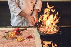 GIGANTIC CUTTING BOARD and Cooktop Cover - Glass Kitchen Board DD35 Textures and tiles 1 Series: Vintage red brick texture