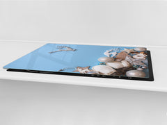 HUGE TEMPERED GLASS COOKTOP COVER - DD30 Christmas Series: Christmas theme