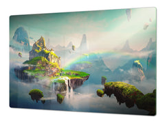 Induction Cooktop Cover – Glass Worktop saver: Fantasy and fairy-tale series DD18 Fantastic world