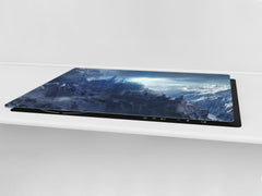 Induction Cooktop Cover – Glass Worktop saver: Fantasy and fairy-tale series DD18 Dark castle