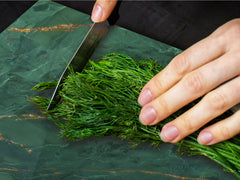 Gigantic Worktop saver and Pastry Board - Tempered GLASS Cutting Board DD21 Marbles 1 Series: Green marble with golden veins 2