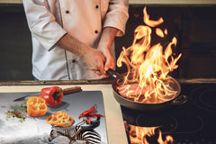 Induction Cooktop Cover – Glass Worktop saver: Fantasy and fairy-tale series DD18 Stop over the precipice 2