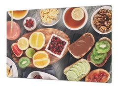 Enorme Cubre vitros de cristal templado - Serie de alimentos DD16 Desayuno De Fruta
