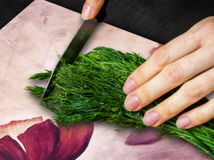 ENORMOUS Tempered GLASS Chopping Board - Flower series DD06A Poppies 3