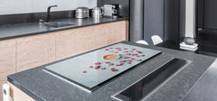 Worktop saver and Pastry Board – Glass Kitchen Board- Coffee series DD07 Coffee 3