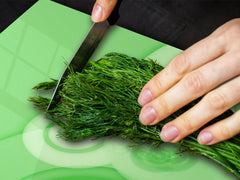 UNIQUE Tempered GLASS Kitchen Board – Abstract Series DD14 Green theme
