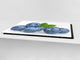 UNIQUE Tempered GLASS Kitchen Board Fruit and Vegetables series DD02 Bilberry