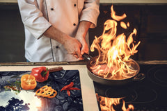 Induction Cooktop Cover – Glass Worktop saver: Fantasy and fairy-tale series DD18 Digital world