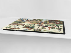 Worktop saver and Pastry Board – Cooktop saver; Series: Outside Series DD19 Fairytale garden