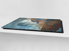 UNIQUE Tempered GLASS Kitchen Board – Abstract Series DD14 Abstraction 1