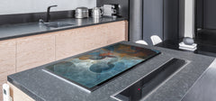 UNIQUE Tempered GLASS Kitchen Board – Abstract Series DD14 Abstraction 1