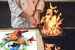 Worktop saver and Pastry Board – Cooktop saver; Series: Outside Series DD19 Fairytale eye