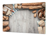 HUGE TEMPERED GLASS CHOPPING BOARD – Bread and flour series DD09 Breakfast rolls 2
