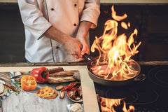 HUGE TEMPERED GLASS CHOPPING BOARD – Bread and flour series DD09 Breakfast rolls 2