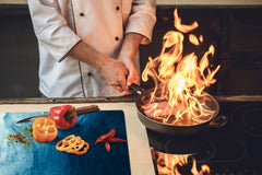 Enorme Cubre vitros de cristal templado - Serie de alimentos DD16 Comida Africa