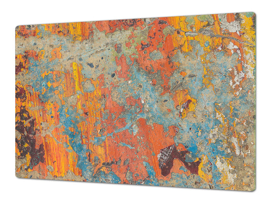 ENORMOUS Tempered GLASS Chopping Board - Induction Cooktop Cover DD36 Textures and tiles 2 Series: Concrete wall color panorama