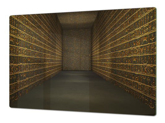 Gigante Cubre vitro resistente a golpes y arañazos - Serie egipcia DD15 Jeroglíficos 2