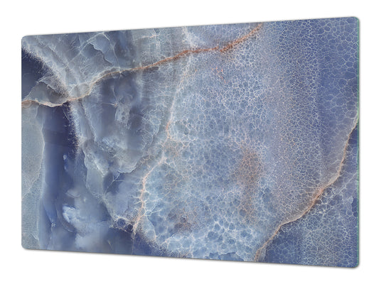 Gigantic Worktop saver and Pastry Board - Tempered GLASS Cutting Board DD21 Marbles 1 Series: Marble dotted surface