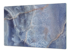 Gigantic Worktop saver and Pastry Board - Tempered GLASS Cutting Board DD21 Marbles 1 Series: Marble dotted surface