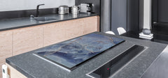 Gigantic Worktop saver and Pastry Board - Tempered GLASS Cutting Board DD21 Marbles 1 Series: Marble dotted surface