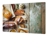 HUGE TEMPERED GLASS CHOPPING BOARD – Bread and flour series DD09 Fresh bread 6