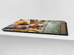 HUGE TEMPERED GLASS CHOPPING BOARD – Bread and flour series DD09 Fresh bread 6