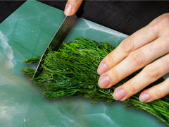 Gigantic Worktop saver and Pastry Board - Tempered GLASS Cutting Board DD21 Marbles 1 Series: Green onyx