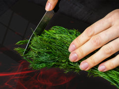 Cubierta de placa de inducción - Tabla para cortar vidrio - Serie de flores DD06B Rosa Roja 1