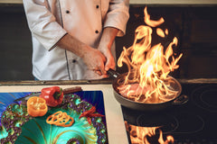 Worktop saver and Pastry Board – Cooktop saver; Series: Outside Series DD19 Space vortex