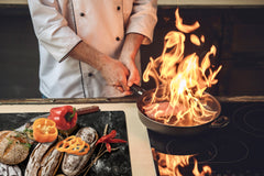 HUGE TEMPERED GLASS CHOPPING BOARD – Bread and flour series DD09 Fresh bread 7