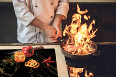 GIGANTE ASSE DA CUCINA e Copri-piano cottura a induzione; Serie di alimenti DD16: Cibo africano