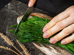 HUGE TEMPERED GLASS CHOPPING BOARD – Bread and flour series DD09 Fresh bread 9